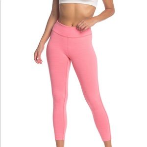 Outdoor voices tech sweat 3/4 leggings coral